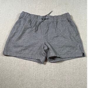 Drake Men’s Med Gray Drawstring Waist Pull On Performance Casual Shorts Outdoor